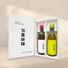 저온압착 참기름 들기름 선물세트 350ml